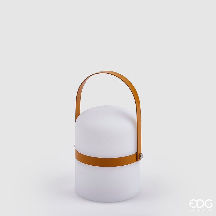 I134574 Usb Table Lamp Led Dome Hazelnut