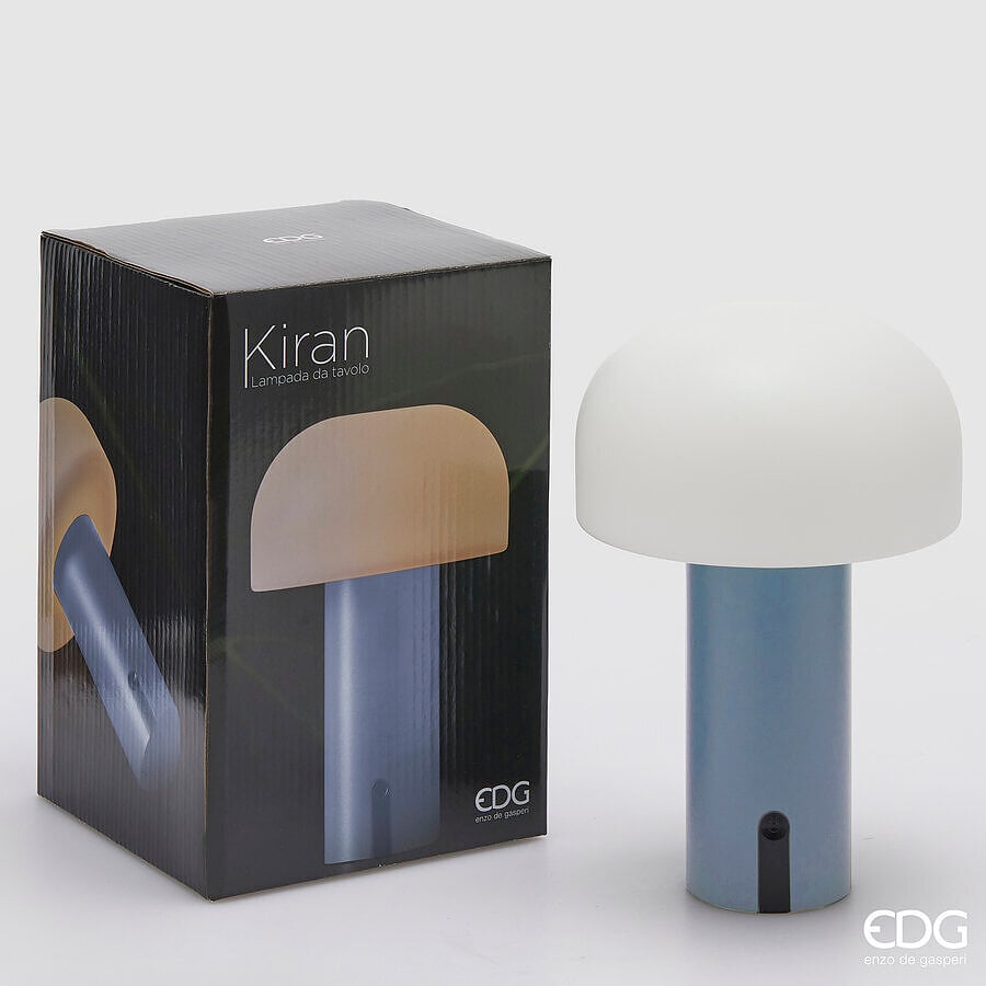 I134601 Kiran Led Usb Table Lamp Azure
