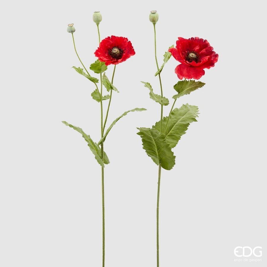 I134805 Jumbo Poppy Branch Assortment Of 3