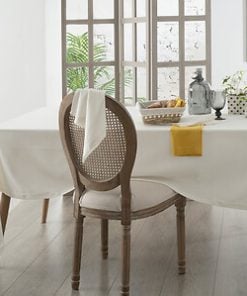 Jane Chambray Tablecloth White