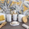 Polyresin White Bathroom Set Polyresin White Bathroom Set