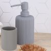 Tumbler Stripes Grey Bathroom Set