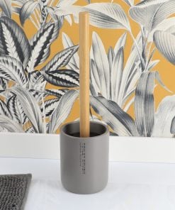 Polyresin Grey Bathroom Set