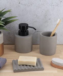 Ciment Grey Bathroom Set