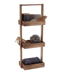 Acacia And Mdf Shelf 3 Levels