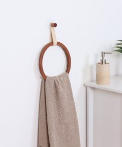 Round Bambooo Towel Rack