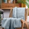 Coline Plaid 180 X 220 Bleu