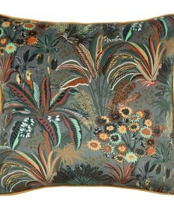 Skoura Solveig Coussin 45 X 45 Kaki