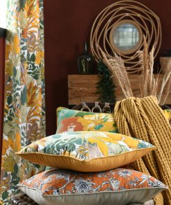 Azara Aveyron Coussin 50 X 50 Orange