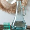 Carafe Glass Light Blue