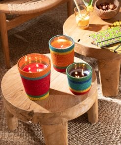 Scented Candle In Basket