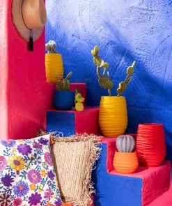 Cushion Embroiderie With Tassels