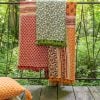 Plaid Beach Mat Green