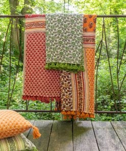 Plaid Beach Mat Green