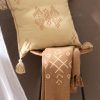 Cushion Ethnic With Tassels 2 Assorted