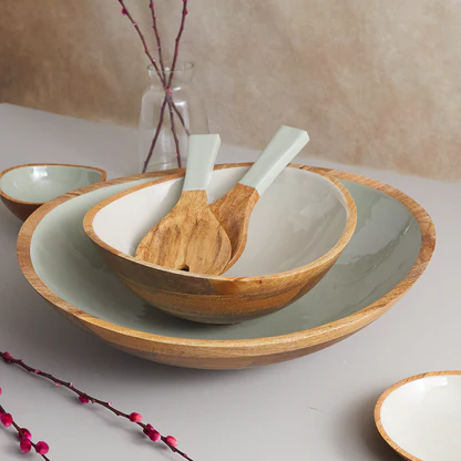 I128253 Madras Short Serving Set