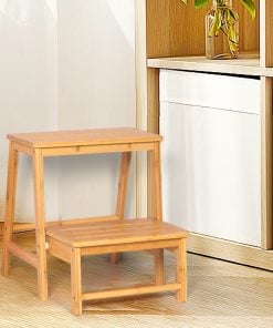 Foldable Stepstool Bamboo