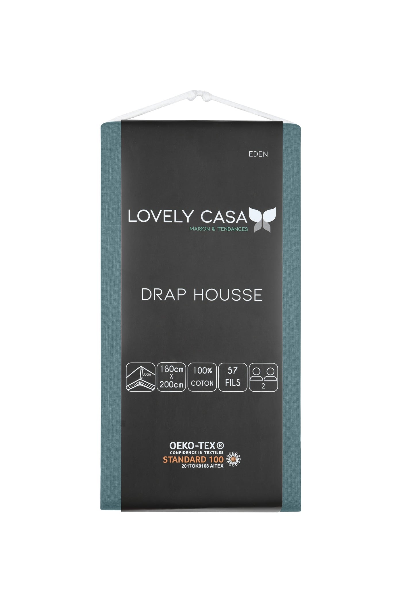 I133301 Eden Drap Housse 180X200