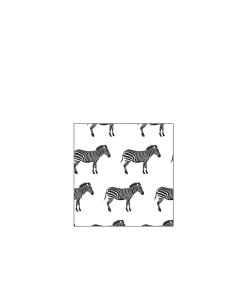 Pack 20 Napkins Zebra Large