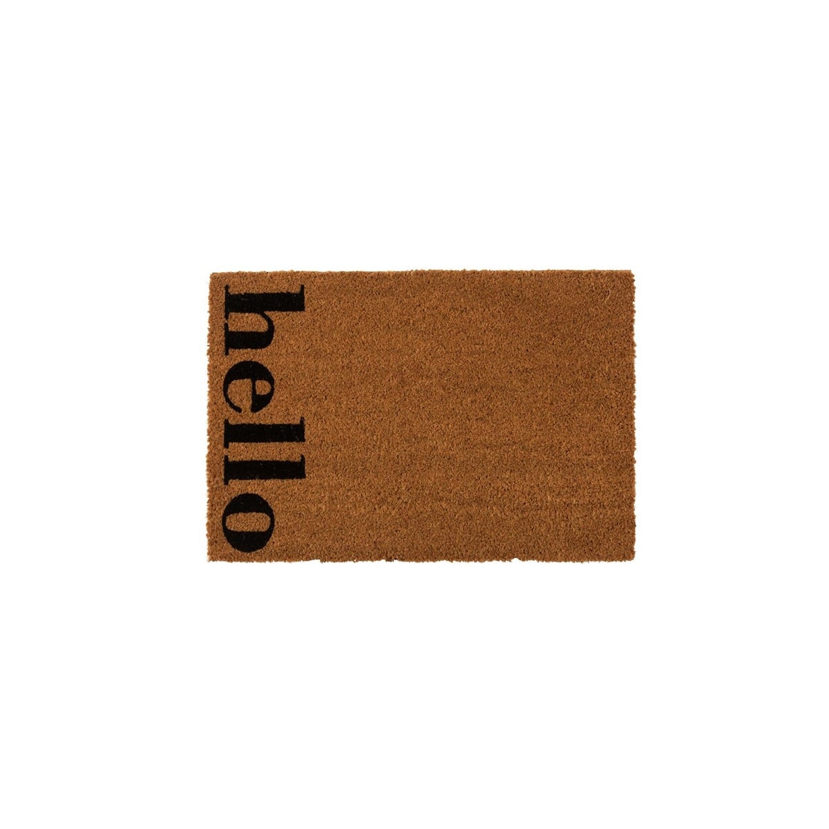 I134098 Door Mat Hello Natural