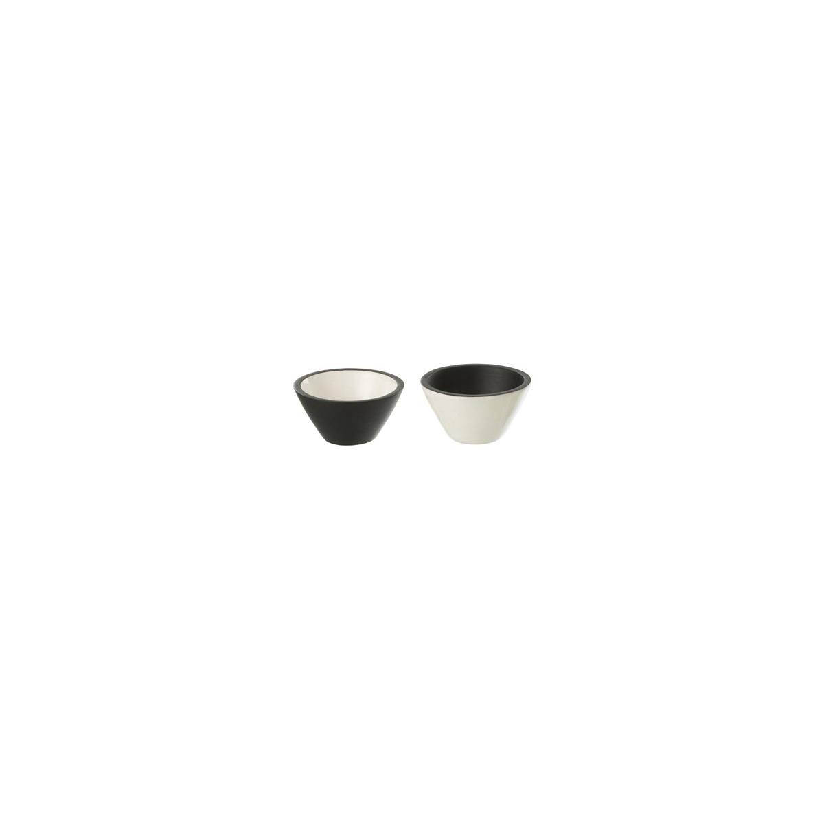 I134121 Bowl Vik Wood Assorted Black & White