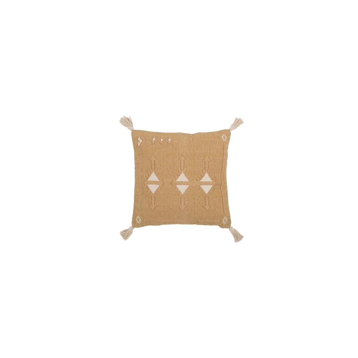 I134132 Cushion Triangle Cotton Natural