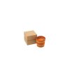 Scented Candle Basket Wax Orange Small