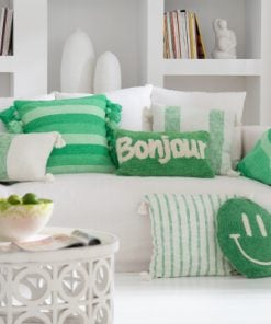 Plaid Stripes Cotton Green