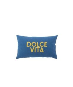 Cushion Dolce Vita Cotton Blue/Yellow
