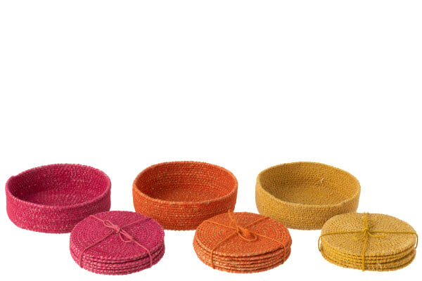I134231 Coasters 6 Pieces Assortment Of 3