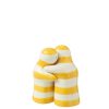 Salt & Pepper Granada Stripes Ceramic Yellow Salt & Pepper Granada Stripes Ceramic Yellow