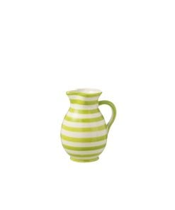 Pitcher Granada Stripes Ceramic Green Medium