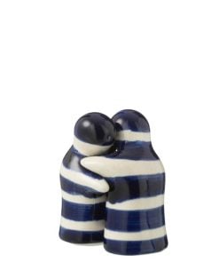 Salt & Pepper Granada Stripes Ceramic Blue
