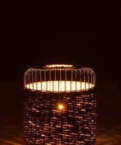 Table Lamp Metal Natural