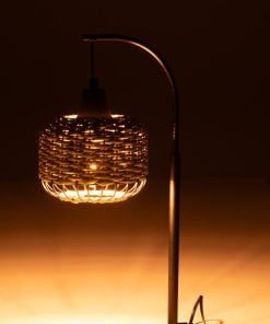 Table Lamp Lantern Metal Green