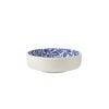 Salad Bowl Floral Mango Wood Blue/White