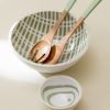 Set Of 2 Salad Server Mango Wood Green Set Of 2 Salad Server Mango Wood Green