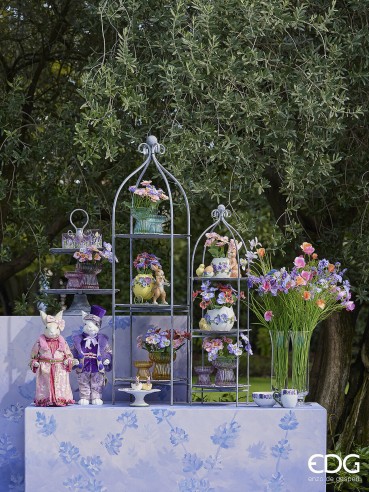 I134690 Lavender Cylinder Candle Holder