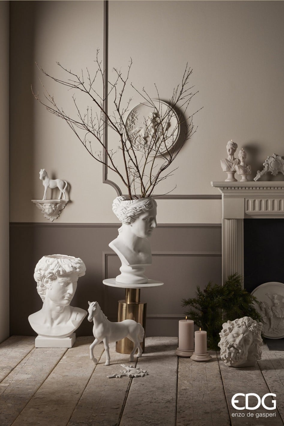 I134743 Adone Vase White