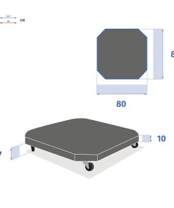 Melhia Umbrella 3 X3 + Base