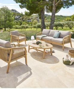 Sofa Set Papouasie 5 Seats Acacia