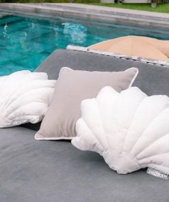 Mx Home Shell-Shaped Cushion White