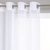 White Eyelet Striped Curtain White Eyelet Striped Curtain