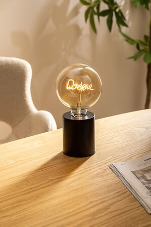 I135178 Ornamental Light Bulb Filament "Dream" Amber