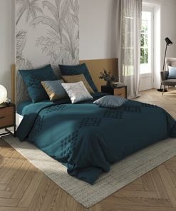 Bed Linen Set 260 X 240 Cm  Bleu Canard