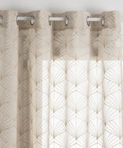 Mia Embroidered Sheer Curtains 140 X 240