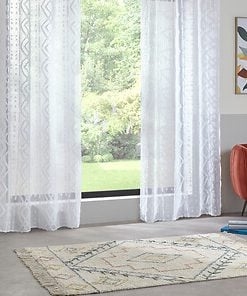 Sama Jacquard Sheer Curtains