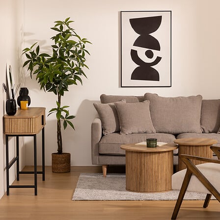 I135263 Framed Alva Abstract Print Canvas