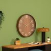 Wood Clock Ivana Dark Brown Wood Clock Ivana Dark Brown