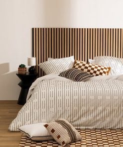 Family Corner Checkerboard Ocher Cushion